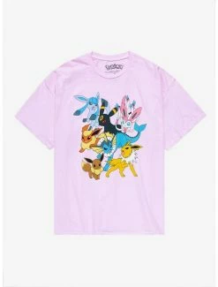 Top 10 ⌛ Pokemon Eeveelutions Boyfriend Fit 👧 Girls T-Shirt Plus Size ✔️