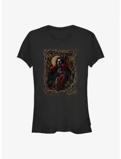 Coupon 🔔 Castlevania Root Frame Dracula 👧 Girls T-Shirt 😉