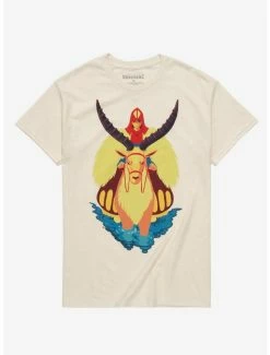 Outlet ๐งจ Studio Ghibli Princess Mononoke Ashitaka & Yakul T-Shirt โจ