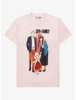 Cheap 💯 Spy X Family Forger Family Pink T-Shirt 🔥