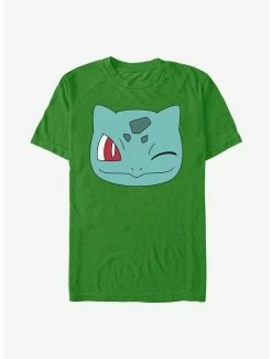 Deals 🥰 Pokemon Bulbasaur Face T-Shirt 🎉