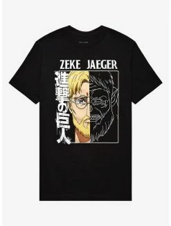 Cheap 🔥 Attack On Titan Zeke Jaeger Split T-Shirt ✔️