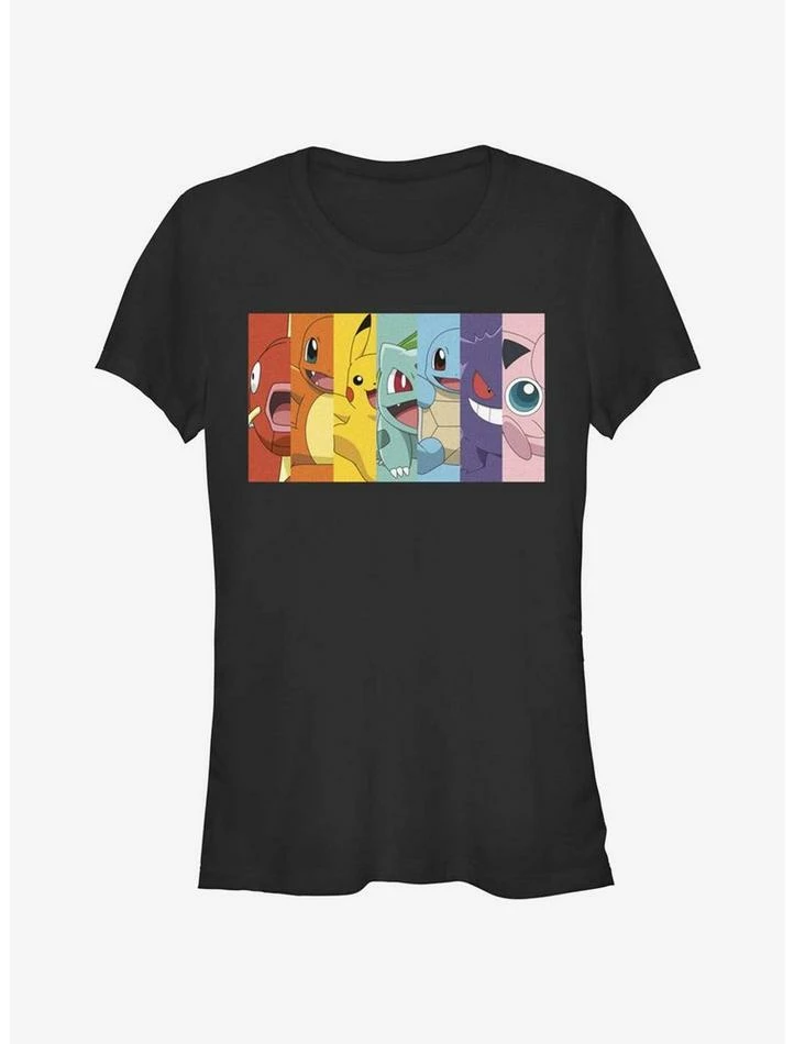 Top 10 😍 Pokemon Rainbow Faces 👧 Girls T-Shirt 😍