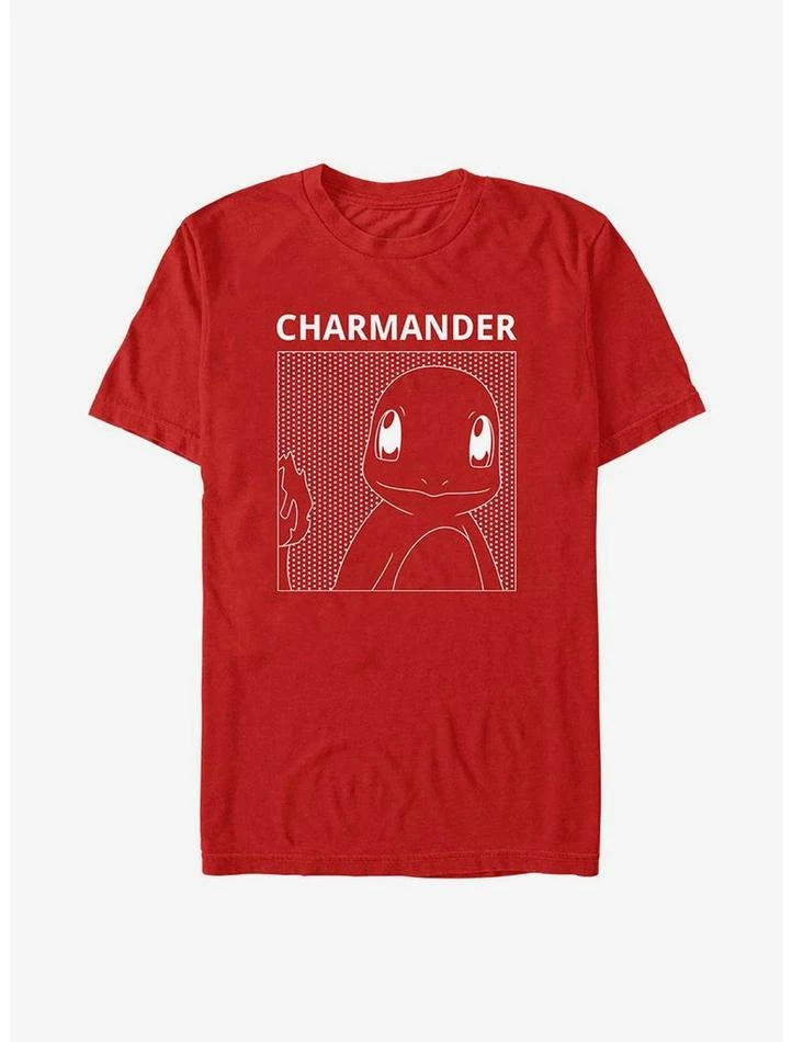 Outlet 👍 Pokemon Charmander T-Shirt 🛒