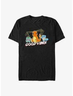 Cheapest 😉 Pokemon Good Vibes Starters T-Shirt 🛒