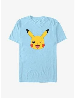 Budget 🥰 Pokemon Pikachu Big Face T-Shirt 💯