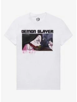 Outlet 👏 Demon Slayer: Kimetsu No Yaiba Nezuko Rage Boyfriend Fit 👧 Girls T-Shirt ❤️
