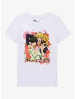 Brand new 😍 Ouran High School Host Club Tamaki & Kyoya Boyfriend Fit 👧 Girls T-Shirt 🎉