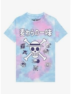 Best reviews of โ One Piece Jolly Rogers Tie-Dye Boyfriend Fit ๐ง Girls T-Shirt ๐ฅ