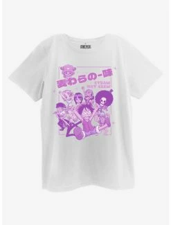 Top 10 😉 One Piece Chibi Straw Hat Crew Tonal Boyfriend Fit 👧 Girls T-Shirt 😍